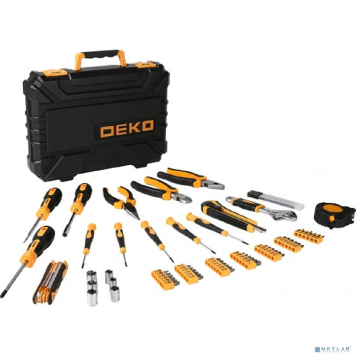 Набор инструментов Deko TZ82 82 предмета (жесткий кейс)