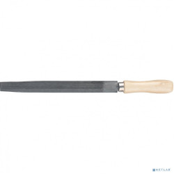 СИБРТЕХ Напильник, 250 мм, полукруглый, деревянная ручка [16329]