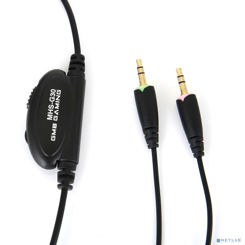 Gembird MHS-G30, код "Survarium", черн/кр, рег. громкости, откл. мик, кабель 2.5м