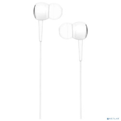 HOCO M19/ Наушники + микрофон/ Кнопка ответа/ 1.2м/ 3.5 mm jack/ White