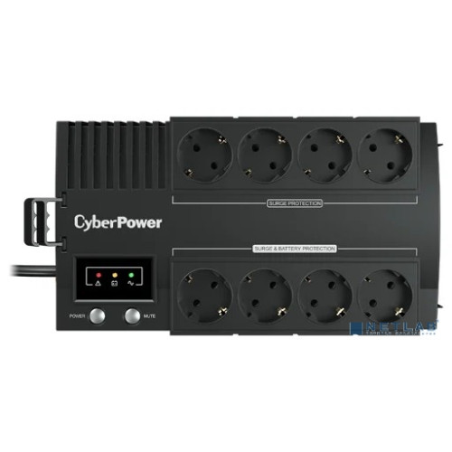 CyberPower BS650E ИБП {650VA/390W USB, (4+4 EURO)}