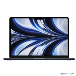Apple MacBook Air 13 Mid 2022 [MLY43] (КЛАВ.РУС.ГРАВ.) Midnight 13.6" Liquid Retina {(2560x1600) M2 8C CPU 10C GPU/8GB/512GB SSD}