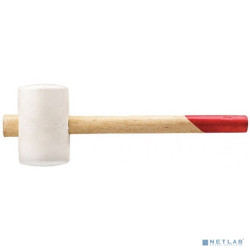 КУРС Киянка резиновая белая, деревянная ручка 70 мм  [45334]