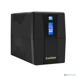 Exegate EX292772RUS ИБП ExeGate SpecialPro Smart LLB-650.LCD.AVR.4C13.RJ.USB <650VA/360W, LCD, AVR, 4*C13, RJ45/11, USB, Black>