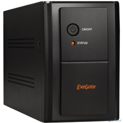 Exegate EP285488RUS ИБП ExeGate SpecialPro UNB-1200.LED.AVR.8C13.USB <1200VA/750W, LED, AVR, 8*C13, USB, металлический корпус, Black>
