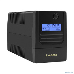 Exegate EX299497RUS ИБП ExeGate Smart LB-650.LCD.AVR.4C13.USB (650VA/390W, LCD, AVR, 4*C13, USB, батарея 12V 7Ah, Black)