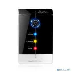 SVC, V-800-F ИБП, Л-И., 800ВА/480Вт, Вход:220В, AVR:165-275В, Вых.:220В±10%, 50/60±0.5Гц, АКБ 1*12В/9Ач, Светодиодная индикация, Напольный