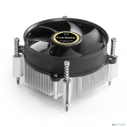 Exegate EX292654RUS Кулер ExeGate ETA-20.V1700 (Al, LGA1700/1150/1151/1155/1156/1200/1366, TDP 90W, Fan 95mm, 2400RPM, Hydro bearing, 3pin, 22db, 340г, с термопастой, на винтах, Color Box)