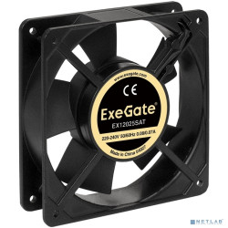 Exegate EX289016RUS Вентилятор 220В ExeGate EX12025SAT (120x120x25 мм, Sleeve bearing (подшипник скольжения), клеммы, 2100RPM, 32dBA)
