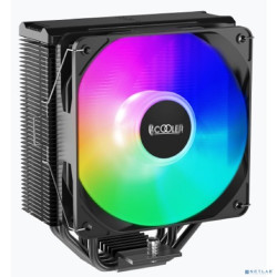 PCCooler Paladin EX400S S115X/1200/1700/AM4 (TDP 180W, 120mm PWM LED FAN, 4 тепловые трубки 6мм, 800-1800RPM, 28,6dBa)