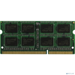 QUMO DDR3 SODIMM 8GB QUM3S-8G1600C11L PC3-12800, 1600MHz, 1.35V OEM/RTL