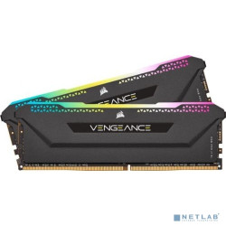 Corsair DDR4 DIMM 32GB Kit 2x16Gb CMH32GX4M2E3200C16 PC4-25600, 3200MHz, CL16 Vengeance RGB Pro SL Black