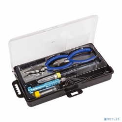 REXANT (12-0168) Набор для пайки (USB-паяльник 8Вт, кусачки, тонкогубцы, подставка, припой, отвертка)