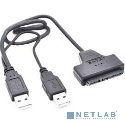 ORIENT Адаптер  UHD-300, USB 2.0 to SATA SSD & HDD 2.5", двойной USB кабель (29726)