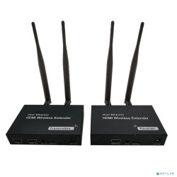 ORIENT VE057, WiFi HDMI Extender (Tx+Rx), HDMI беспроводной удлинитель до 200 м, HDMI 1.3, 1080p@60Hz, HDCP1.2, передача ИК сигнала управления (датчики в комплекте), (31367)