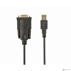 Gembird Конвертер USB->SERIAL UAS-DB9M-02 AM/DB9M, 1,5 м, PL2303TA, WinXP-Win8, черный, пакет