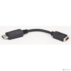 Gembird Переходник DisplayPort - HDMI  20M/19F, пакет черный [A-DPM-HDMIF-002]