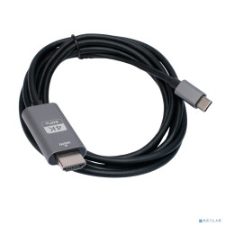 Cablexpert CCB-A-CM-HDMI-1.8M Кабель-переходник с Type-C на HDMI  v2.0, Mobile, 1.8м, черный, корбка