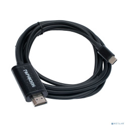 Гарнизон GCC-A-CM-HDMI-1.8M Кабель-переходник с Type-C на HDMI  v1.4, 1.8м, черный, пакет