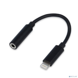 Cablexpert Переходник USB, Lightning/Jack3.5F, черный (CCA-LM3.5F-01)