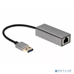 Aopen ADU312M Кабель-переходник USB 3.0 (Am) --> LAN RJ-45 1000 Mbps, Alum Shell, iOpen (Aopen/Qust) <ADU312M>