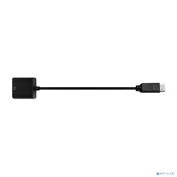 Bion Переходник с кабелем HDMI - DisplayPort, 19F/20M, однонаправленный DP->HDMI, длина кабеля 15см, черный [BXP-A-HDMI-DP-02]