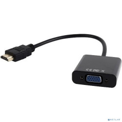 Filum Адаптер HDMI - VGA, 0.15 м., разъемы: HDMI A male-VGA female, пакет. [FL-A-HM-VGAF-0.15M] (894152)