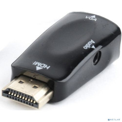 Filum Адаптер HDMI - VGA, 0.15 м., разъемы: HDMI A male-VGA female-mini jack female, пакет. [FL-A-HM-VGAF-mjack-1] (894151)