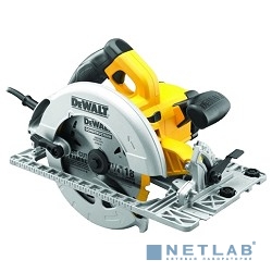 DeWalt DWE 576 K Пила дисковая [DWE 576 K] {1600Вт,5200об\м,диск-ф190х30мм,рез-61мм,4.0кг,чем,совместима с направл шинами DeWalt}(DWE 576 K-QS)