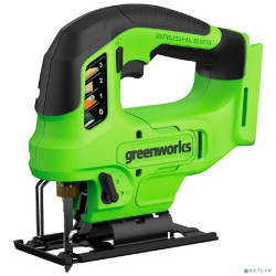 Greenworks GD24JS90 Лобзик 24V, бесщеточный, 90 мм, 0-3000/мин,LED, без АКБ и ЗУ [3601707]