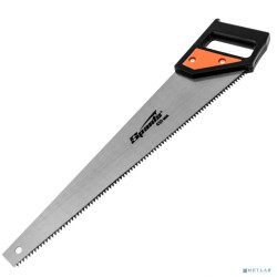 SPARTA Ножовка по дереву, 450 мм, 5-6 TPI, каленый зуб, линейка, пластиковая рукоятка [232335]