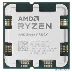 CPU AMD Ryzen 5 7600X BOX (100-100000593WOF) {4.7/5.0GHz  with Radeon Graphics AM5}