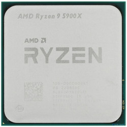 CPU AMD Ryzen 9 5900X OEM (100-000000061) {3,70GHz, Turbo 4,80GHz, Without Graphics AM4}