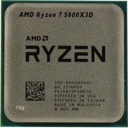 CPU AMD Ryzen 7 5800X3D BOX (без кулера) (100-100000651WOF) {3.4/4.5GHz Without Graphics AM4 }