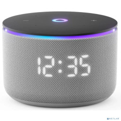 Яндекс Станция Мини 3 Про с Алисой Zigbee серый [YNDX00059GRY]