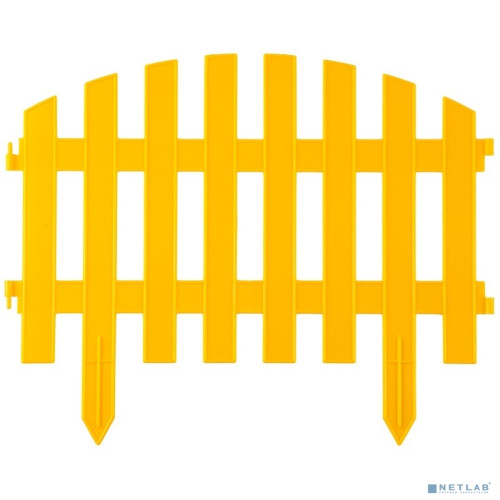GRINDA Забор декоративный "АР ДЕКО", 28x300 см, желтый [422203-Y]
