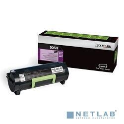 Lexmark 50F5H00/50F5H0E Тонер-картридж, return program {MS310/410/510/610  (5000 стр.)}