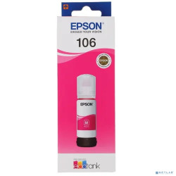 EPSON C13T00R340  Контейнер 106 с пурпурными чернилами для L7160/7180, 70 мл.