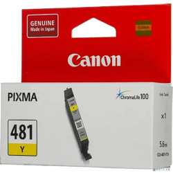 Canon CLI-481 Y 2100C001 Картридж для PIXMA TS6140/TS8140TS/TS9140/TR7540/TR8540,  жёлтый