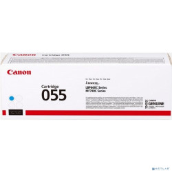 Canon 055 C Тонер-картридж для Canon LBP66x/MF74x,  (2100 стр.), голубой