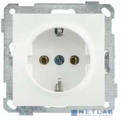 Iek ERB11-K01-16-1 РС11-1-0-Б Розетка с з/к 16А BOLERO белый