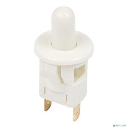 Rexant 36-3021 Выключатель-кнопка 250V 2.5А (2с) ON-(OFF)  Б/Фикс  белый (мебельная)  (1 шт)