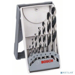 Bosch 2608577347 Набор Сверл HSS PointTeQ 7шт Mini X-Line D2-10