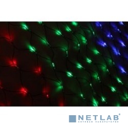 NEON-NIGHT (215-119-6) Гирлянда-сеть {LED 1х1.5 м МуЛЬТИ с контроллером, 240В}