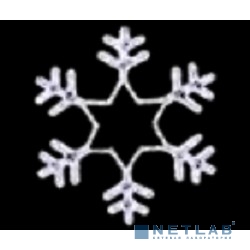 NEON-NIGHT (501-334) Фигура "Снежинка" {LED Светодиодная, без контр. размер 55*55см, "БЕЛАЯ"}