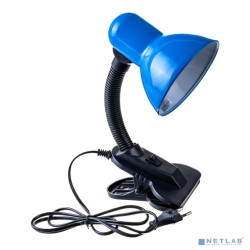ЭРА Б0035060 Настольный светильник N-212-E27-40W-BU на прищепке синий
