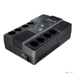 Ермак ИБП Линейно-интерактивный 1000 ВА/600 Вт, 8xSchuko,  ЖК, 2 х USB (СБП ЕРМАК 220-220.1-32-ВУ) Id 130032