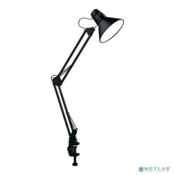 Светильник Gauss GTL001, 60W 220-240V E27 черный струбцина