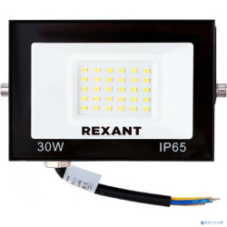 Rexant 605-032 Прожектор светодиодный СДО 30Вт 2400Лм 4000K нейтральный свет, черный корпус