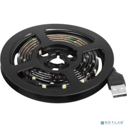 Rexant 141-386 LED лента с USB коннектором 5 В, 8 мм, IP65, SMD 2835, 60 LED/m, ТЕПЛЫЙ БЕЛЫЙ (3000 K)